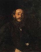 Ilya Repin Portrait of painter Nikolai Nikolayevich Ge oil painting artist